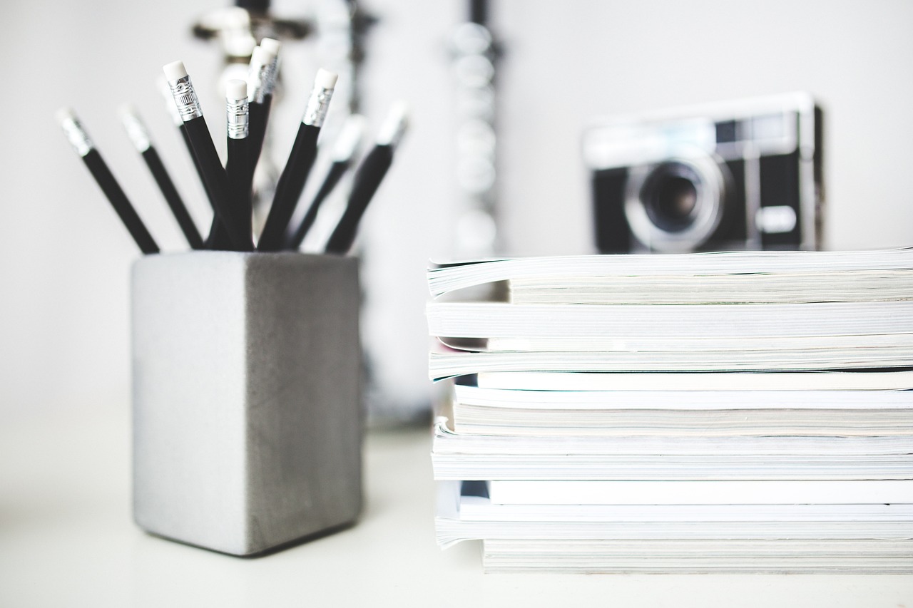 pencils, notebooks, stack, school supplies, write, blog, blogger, writer, work, work desk, monochrome, black and white, blog, blog, blog, blog, blog, writer, writer, work, work, work, work